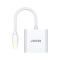 Unitek Mini Display Port To VGA Adapter Cable White ADA-MINIDIS-VGAF-W-U