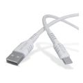 Astrum 1m UAC20B USB-A to USB-C 3A Braided Cable White AUAC2010BW