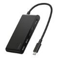 Belkin Connect 5-Port USB-C Hub with Dual USB-C Ports Black AVC022HQBK