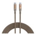 Astrum VMCC100 2m Braided 100W USB-C Male to Male Cable Gold AVMCC10020G