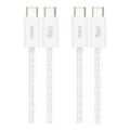 Belkin BoostCharge Type-C Male to Male USB Cable 1.5m White BBD009HQ05WH2PK