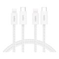 Belkin BoostCharge Type-C to Lightning USB Cable 1.5m White BBD011HQ05WH2PK