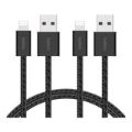 Belkin 2m BoostCharge USB-A Cable with Lightning Connector 2-pack Black BBD012HQ05BK2PK