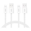 Belkin 2m BoostCharge USB-A Cable with Lightning Connector 2-Pack White BBD012HQ05WH2PK