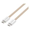 Unitek 100W Type-C Male to Male Magnetic Cable 1m Cream Latte C14141ACL01-1M