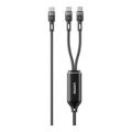 Unitek 2-in-1 100W Type-C Cable 1.8m C14146ABK-1.8M