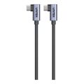 Unitek 50cm PD 100W USB-C Right Angle Cable C14147ABK01-0.5M
