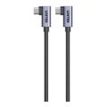 Unitek 1m PD 100W USB-C Right Angle Cable C14147ABK01-1M