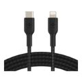 Belkin BoostCharge Pro 1m Braided USB-C to Lightning Cable - Black CAA004BT1MBK