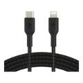 Belkin 2m BoostCharge Braided USB-C to Lightning Cable Black CAB004BT2MBK
