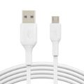 Belkin 1m BoostCharge Micro USB Cable White CAB005BT1MWH