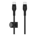 Belkin BoostCharge Pro Flex Type-C Male to Male USB Cable 1m Black CAB011BT1MBK