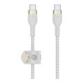 Belkin 2m BoostCharge Pro Flex USB-C to USB-C 60W Charging Cable White CAB011BT2MWH