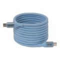 Club 3D 2m USB-C Magnetic Coil 240W PD3.1 Cable Blue CAC-3030