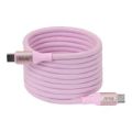 Club 3D 2m USB-C Magnetic Coil 240W PD3.1 Cable Pink CAC-3031