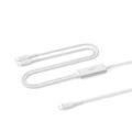 Belkin 140W BoostCharge Pro Braided USB-C to Dual USB-C Cable White CAC004HQ1.5MWH