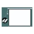 Esquire Electric Projector Screen 180x180 with RF Remote CEL180R