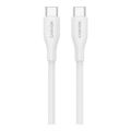 Canyon 60W Type-C Male to Male Silicon Cable 1m White CNS-CC60SC10W