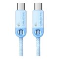 Cabletime Type-C Male to Male 60W Charging Cable 1m Blue CT-CM60-PBL1-1M