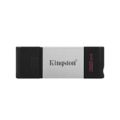 Kingston DataTraveler 80 32GB USB 3.2 Gen 1 Type-C Black and Silver USB Flash Drive DT80/32GB