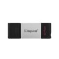 Kingston DataTraveler 80 64GB USB 3.2 Gen 1 Type-C Black and Silver USB Flash Drive DT80/64GB