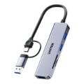 Unitek uHUB P5+ 5-in-1 USB Hub with Memory Card Reader H1320AGY01