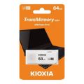 Kioxia TransMemory U301 64GB Type-A Flash Drive White LU301W064GG4