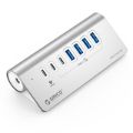 OricoAluminum Alloy 7-Port USB Hub SilverM3U4C3-G2-10-EU-SV-BP