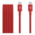 Beats by Dr. Dre 1.5m USB-C Woven Cable - Rapid Red MDGF4EE/A