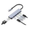 Tuff-Luv 5-in-1 USB-C 4K 30Hz Hub for Notebooks and MacBook Silver MF3801