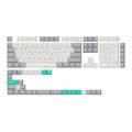 Keychron Cherry Profile Double Shot PBT Full Keycap Set - Grey/White/Mint PBT-66