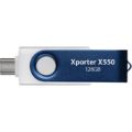 Patriot Memory Xporter X550 128GB USB 3.2 Gen 1 Type-A+C Flash Drive PS128GX550AAD