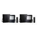 Switched Urban PRO Series 50W Floodlight with Solar Panel and Remote 2-pack