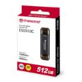 Transcend ESD310C 512GB Dual USB Portable SSD Black TS512GESD310C