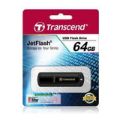 Transcend JetFlash 350 64GB USB 2.0 Type-A Black USB Flash Drive TS64GJF350