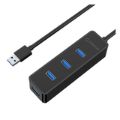 Orico 4 Port 3.0 Hub Black W5PH4-U3-V1-BK