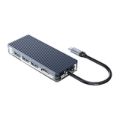 Orico Type-C 6-in-1 Transparent Multi Function Hub WB-6RJ-GY-BP